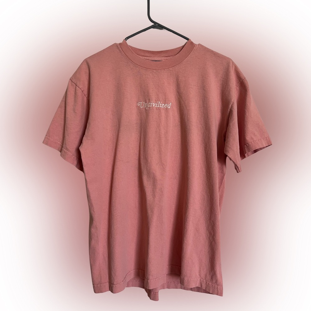 Uncivilized Peach Graphic Tee